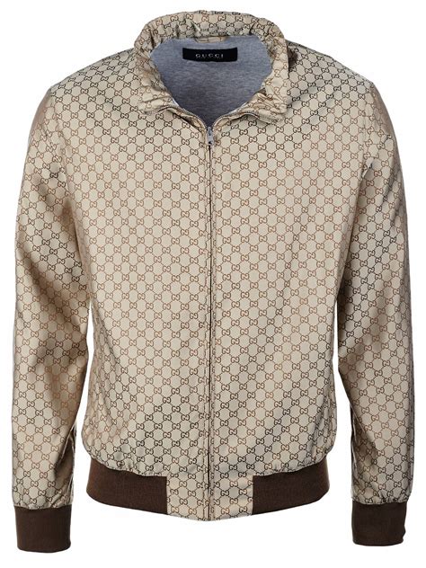 gucci mens beige jacket|dark Gucci jackets for men.